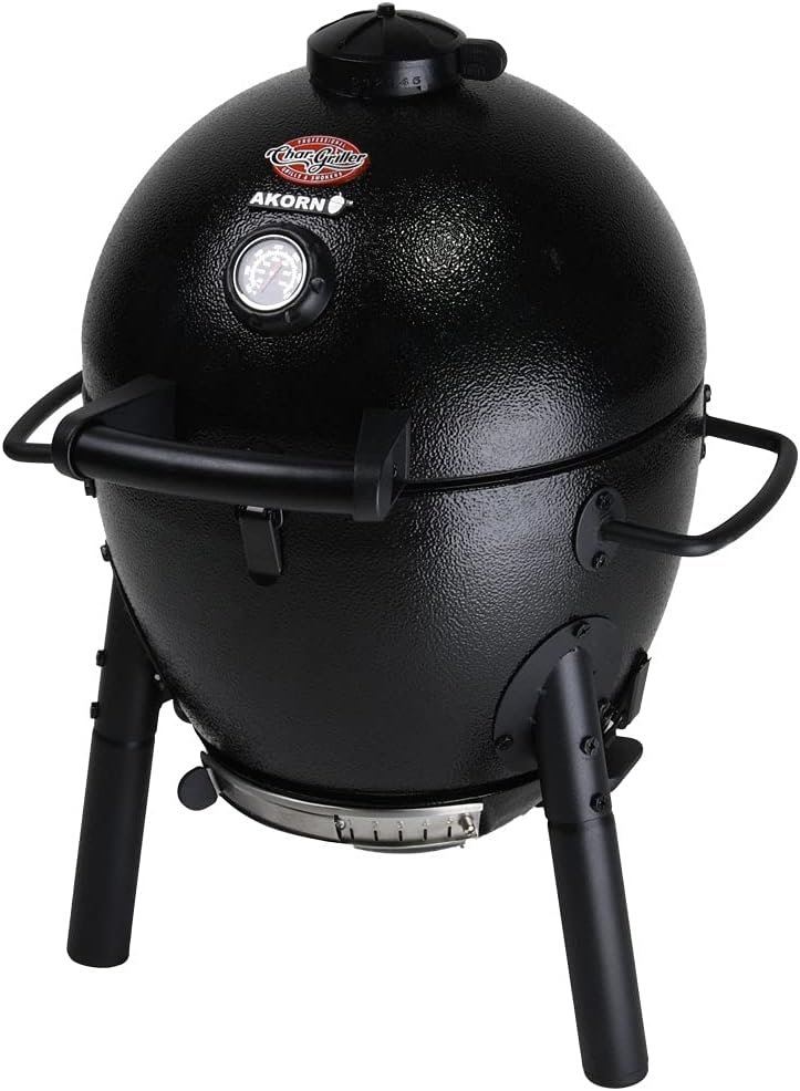 Char-griller E6714 AKORN Jr. Kamado. Barbacoa de carbón portátil.